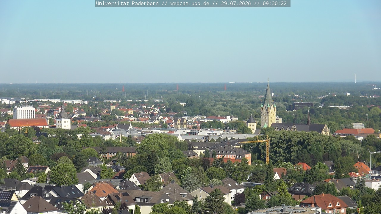 Webcam Paderborn - Towercam Universit�t Paderborn