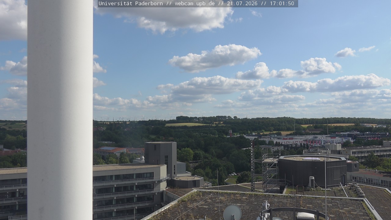 Webcam Paderborn - Towercam Universit�t Paderborn