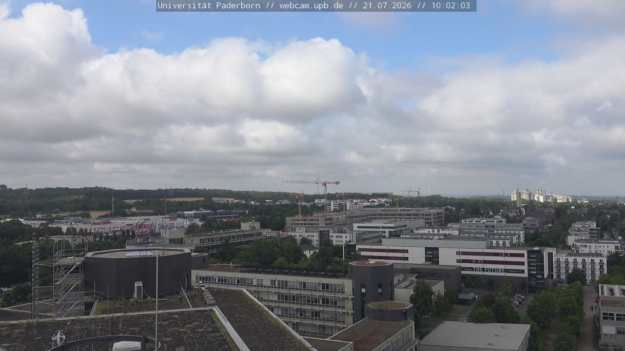 Webcam Paderborn - Towercam Universit�t Paderborn