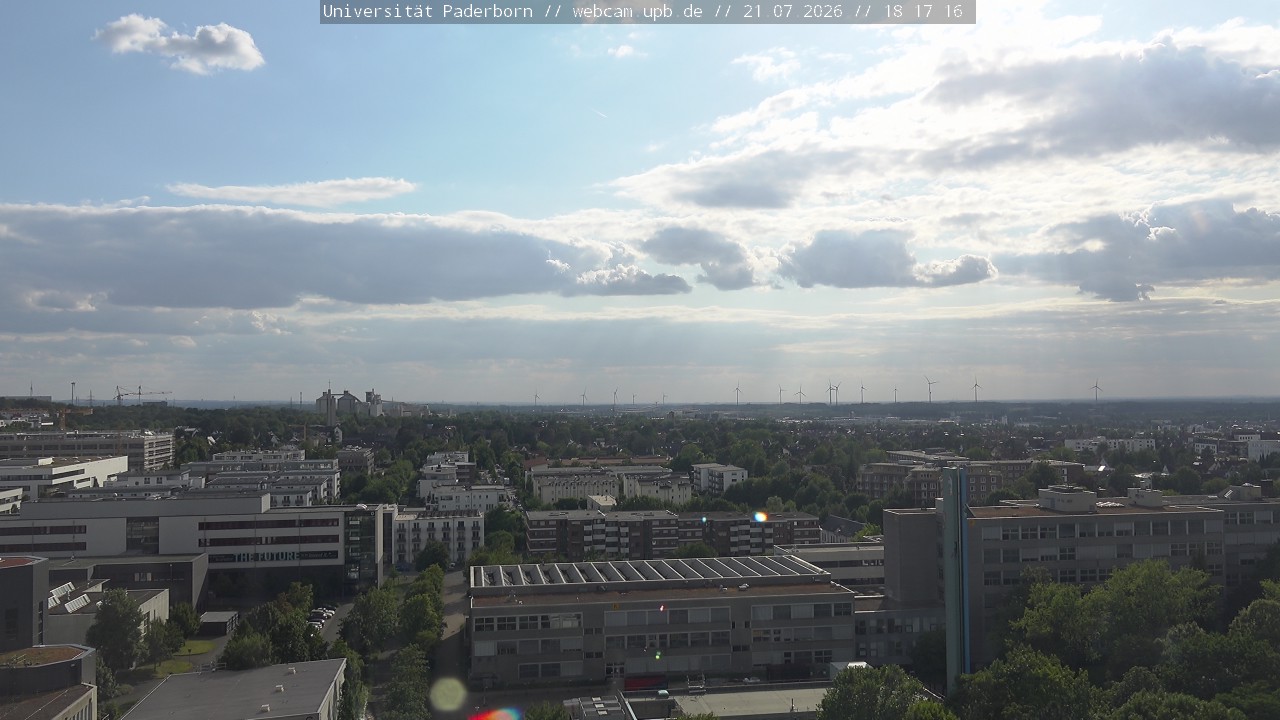 Webcam Paderborn - Towercam Universit�t Paderborn