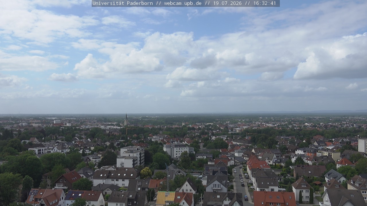 Webcam Paderborn - Towercam Universit�t Paderborn