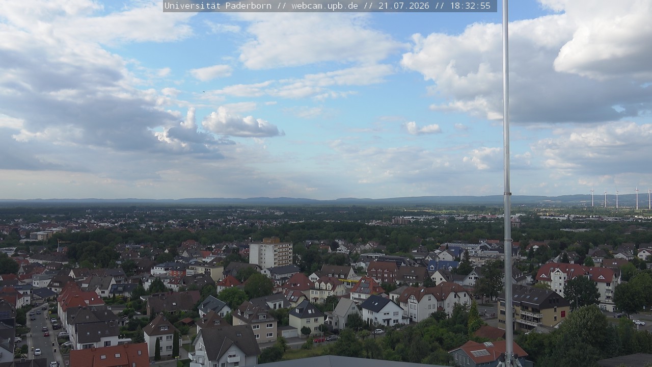 Webcam Paderborn - Towercam Universit�t Paderborn