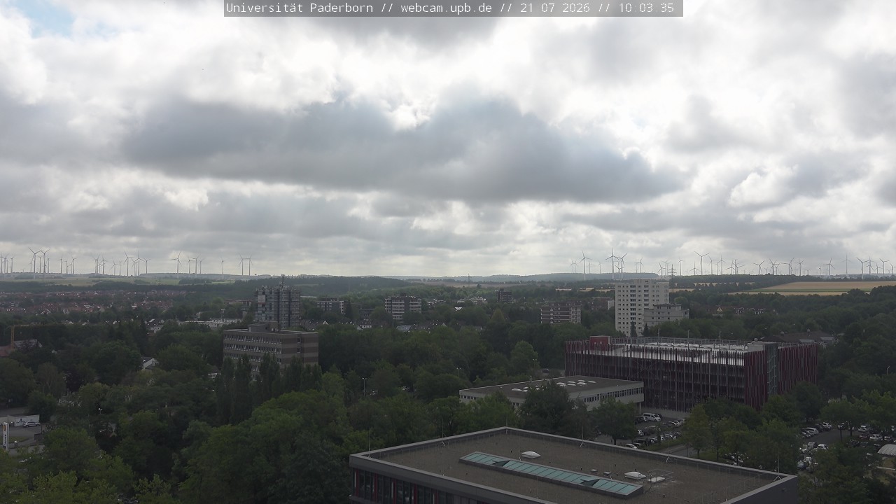 Webcam Paderborn - Towercam Universit�t Paderborn